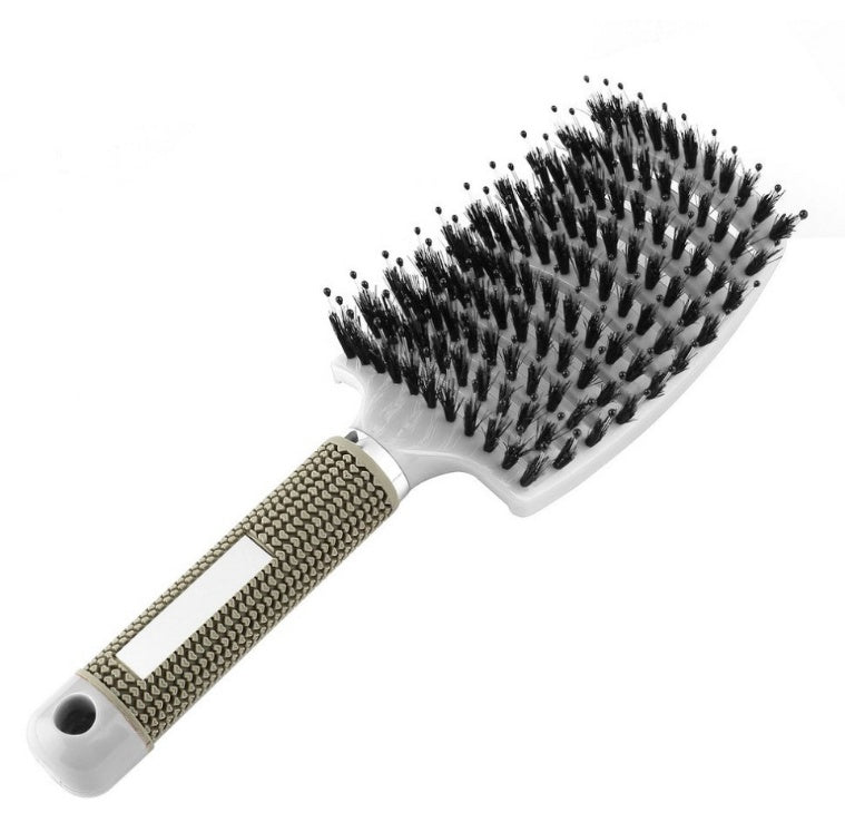 Knot-Free Hairbrush With Nylon Bristles - Vivid Beauty