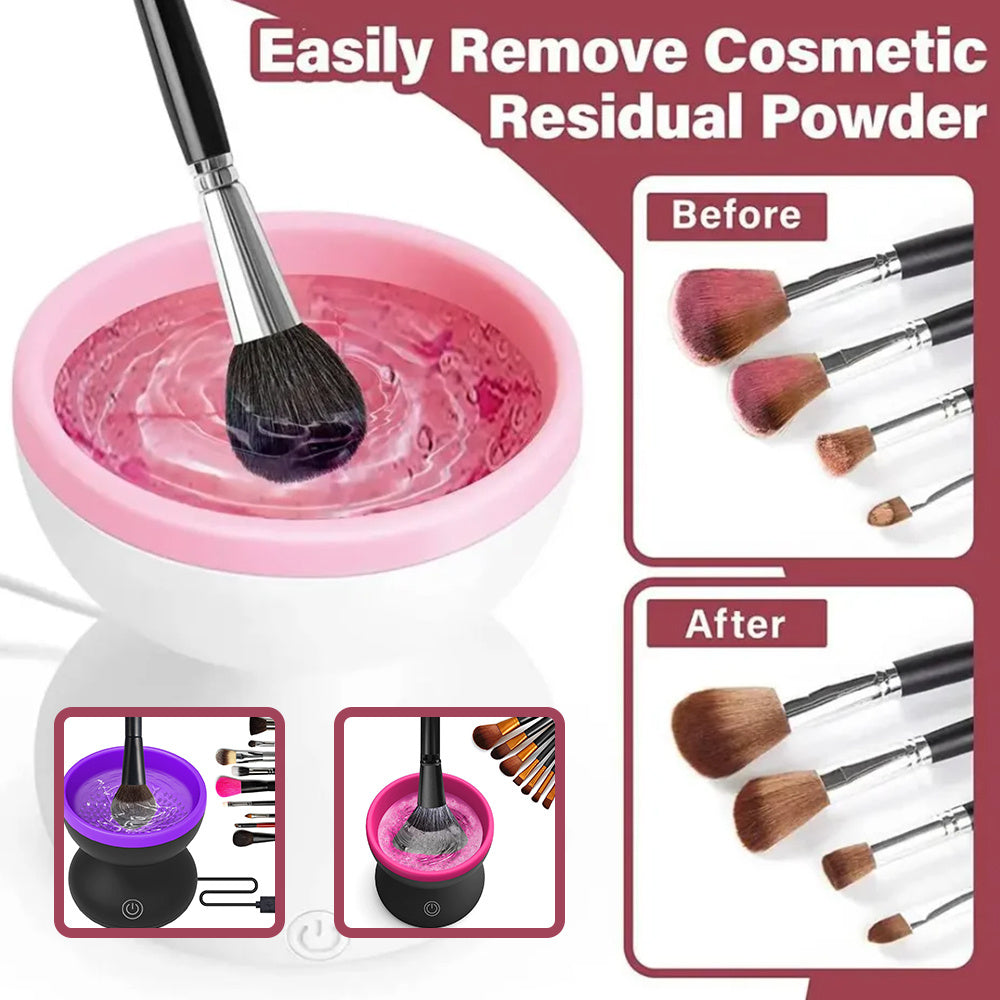 Portable Electric Makeup Brush Cleaner - Vivid Beauty