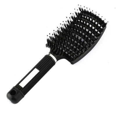 Knot-Free Hairbrush With Nylon Bristles - Vivid Beauty