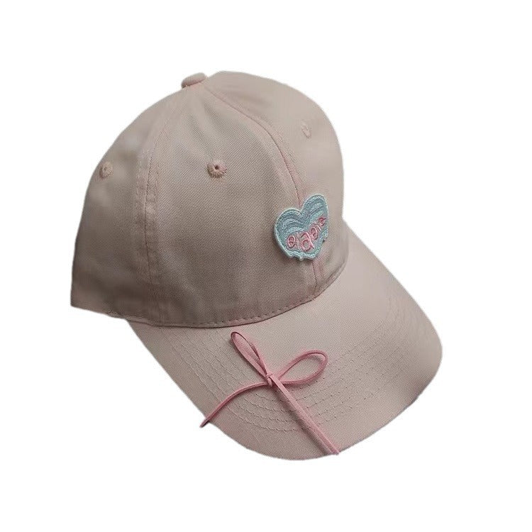 Original Love Embroidered Peaked Cap Women