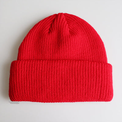 Knitted Woolen Cap Men And Women Melon Leather Cap