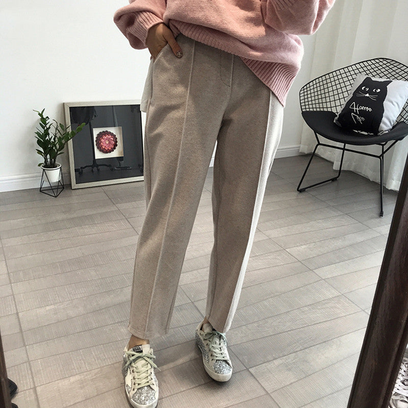 Women trousers casual loose streetwear