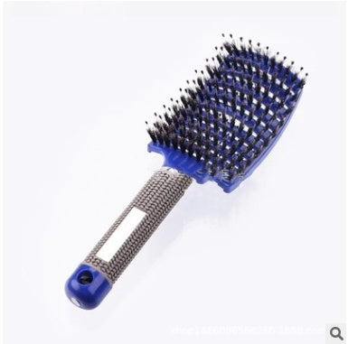 Knot-Free Hairbrush With Nylon Bristles - Vivid Beauty