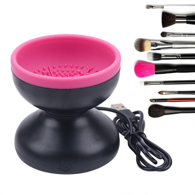 Portable Electric Makeup Brush Cleaner - Vivid Beauty