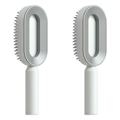 Easy Self Cleaning Hair Brush - Vivid Beauty